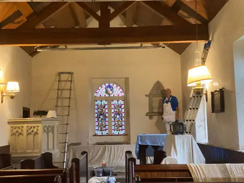 Click Here To Enlarge This Photo Of Church Painting & Restoration In Cheshire