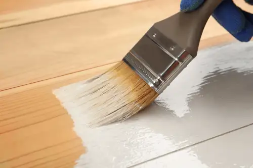 Click Here To Enlarge This Photo Of Preparing Woodwork For Painting